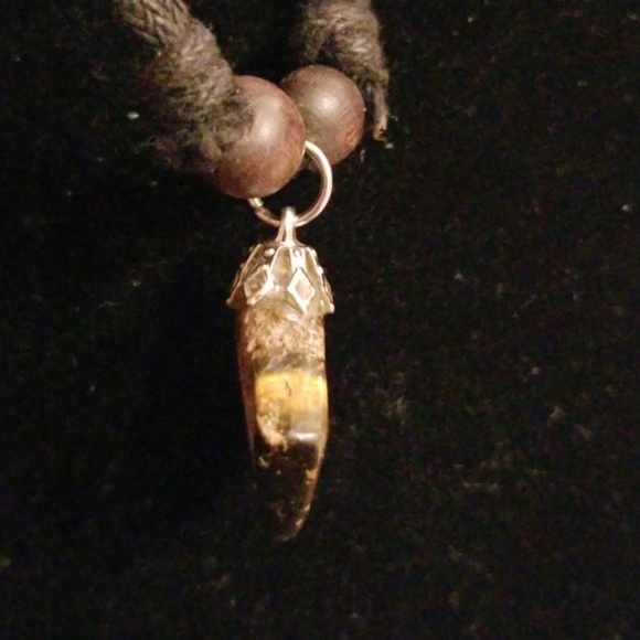 UNISEX Tigers Eye stone necklace - Picture 4 of 5